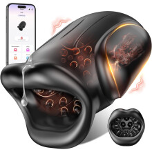 Mens Sex Toys Male Masturbator Penis Vibrator, 360 Silicone Bead Wrap 10-Touch Vibration 3X Motor Boost, Male Masterubaters Sex Toyscouples for Man