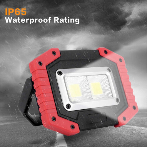 Επαναφορτιζόμενο φως εργασίας LED 30W, IP65 αδιάβροχο, 1500Lumen 1