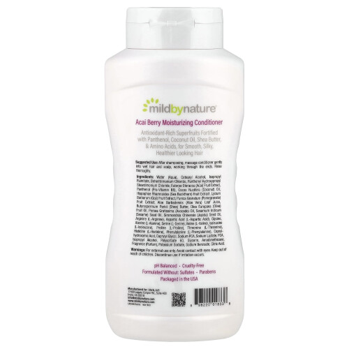 Mild By Nature, Ακαϊ Μπερί Υδρατέη Κοντισιόνερ, 16 fl oz (473 ml) 1
