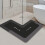 Γωνιακό χαλί σε σχήμα L, αντιολισθητικό και απορροφητικό χαλάκι μπάνιου, πλένεται 4