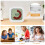 Visual Timer 60 Minute Countdown Timer with 3 Alarm Modes Portable Kids Visual Timer Multifunctional Time Management Tool for Studying Cooking Shower 4