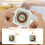 Visual Timer 60 Minute Countdown Timer with 3 Alarm Modes Portable Kids Visual Timer Multifunctional Time Management Tool for Studying Cooking Shower 6