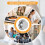 Visual Timer 60 Minute Countdown Timer with 3 Alarm Modes Portable Kids Visual Timer Multifunctional Time Management Tool for Studying Cooking Shower 7