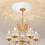 Raindrops Ceiling Medallion Round Light Medallion Decorative Vintage 1 Set 3