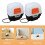 Worgeous2pcs Κιβώτιο ταχυτήτων προβολέα κάμπινγκ και φορητή πλαστική θήκη μεταφοράς 3