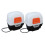 Worgeous2pcs Κιβώτιο ταχυτήτων προβολέα κάμπινγκ και φορητή πλαστική θήκη μεταφοράς 7