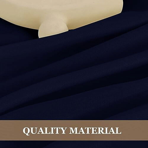 Navy Polyester Tablecloths 70x108 in, 6-Pack 2