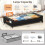 2-Pack Rolling Under Bed Storage Drawers, 30.7 x 16.9 x 6.7 2
