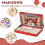 Σετ Πλακιδίων Mahjong, 166 Λευκά Πλακάκια + 4 Ράφια Pushers + Τυπωμένη Τσάντα - Western Mahjong Essentials 2
