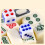 Σετ Πλακιδίων Mahjong, 166 Λευκά Πλακάκια + 4 Ράφια Pushers + Τυπωμένη Τσάντα - Western Mahjong Essentials 4