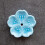 Ceramic Cherry Blossom Incense Holder – 1.65" Flower Tray 2