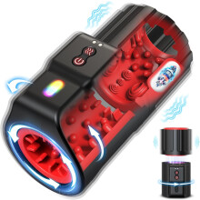 Male Masturbator Sex Toys for Men, Male Sex Toy Masturbators Adult Toy with 10 Vibrating&Rotating, Blowjob Mens Fake Pocket Pussy Stroker Machine