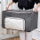 6-Pack 60L Foldable Storage Bags with Handles & Lids 2