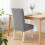 Elastic Dining Chair Cover Set – Thickened Jacquard 4