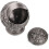 Vintage Zinc Alloy Push-Down Ashtray with Lid 4