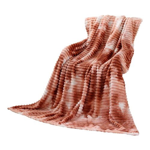 Oversized Velvet Blue Throw Blanket 100x150cm 2