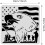 Eagle Head Flag Stencil 12x12 inches 2