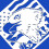 Eagle Head Flag Stencil 12x12 inches 3