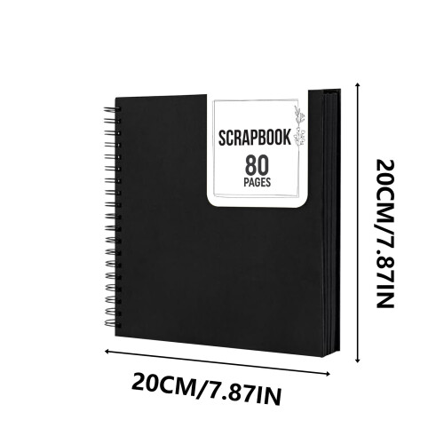 Άλμπουμ Scrapbooking από χαρτί Kraft υψηλής ποιότητας – Βιβλίο αναμνήσεων 40 σελίδων με 2
