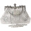 Γυναικεία τσάντα clutch vintage με χάντρες και λουλούδια, 1 τεμάχιο 7