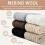 Γυναικείες κάλτσες από μαλλί Merino Slouch, μαλακές μέχρι το γόνατο, ζεστές, άνετες, με 4