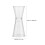 6 Pcs Plastic Cocktail Jigger Measuring Cup Cups Transparent 2