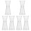 6 Pcs Plastic Cocktail Jigger Measuring Cup Cups Transparent 4