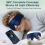 3D Bluetooth 5.0 Ögonmask Musikspel Sovhörlurar Inbyggda HD-högtalare för flygresor 6