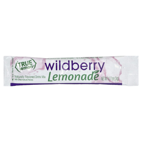 True Citrus, True Lemon, Λεμονάδα, Wildberry, 10 Πακέτα, 0.11 oz (3 g) Κάθε 2