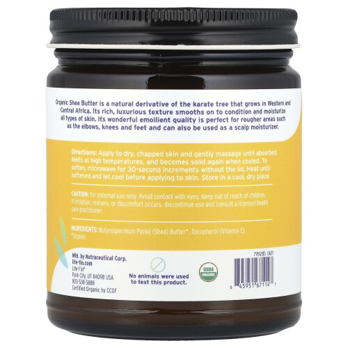 Life-flo, Οργανική Πραγματική Μασχάλα Βούτυρο, 9 fl oz (266 ml) 1