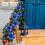 Τεχνητά Αλεξανδρινά Χριστουγεννιάτικα Λουλούδια με Γκλίτερ και Κλιπς, Στολίδι 5