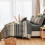 Boho Comforter Set Brown Black 8-Piece Microfiber 5