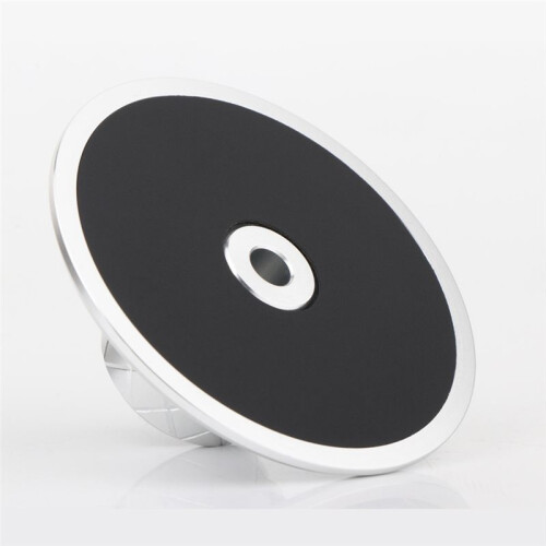 Vinyl Turntable Weight Metal Disc Stabilizer Vibration Reducer Record Clamp Turntables Silver 2