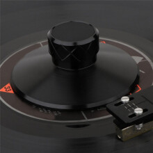 Vinyl Turntable Weight Metal Disc Stabilizer Vibration Reducer Record Clamp Turntables Black