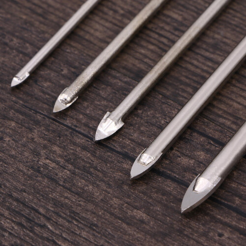 Ceramic Drill Bits for Tiles 5Pcs Ceramic Tile Marble Glass Drill Bit Set Precise Design For Bench Drill Use 1