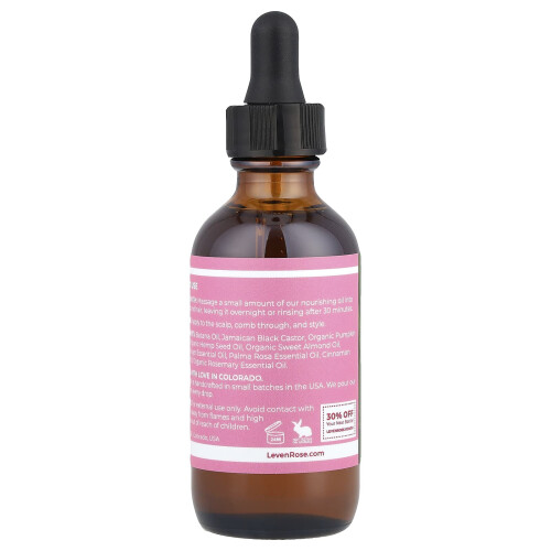 Leven Rose, Olio per capelli Batana, 2 fl oz (60 ml) 2