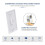 10 Pack Cat6 RJ45  Jack, Tool Less No Punch-Down Tool Required Module Coupler 2