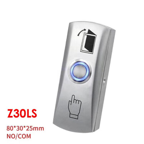 Zinc Alloy LED Backlight Door Exit Release Push Button GATE DOOR Exit Button for Access Control System 2