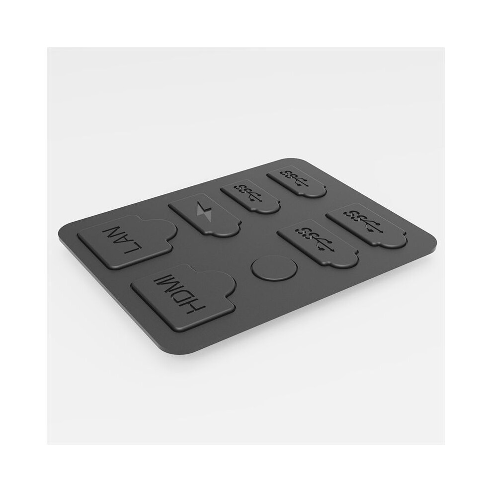 For Ps5 Slim Dustproof Dust Protection Case Compatible For 5 Game Console Black 6131180419604