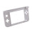 Middle Frame Replacement Housing Cover Case Bottom Console Cover for  3Ds Xl/Ll Game Console Case White 3