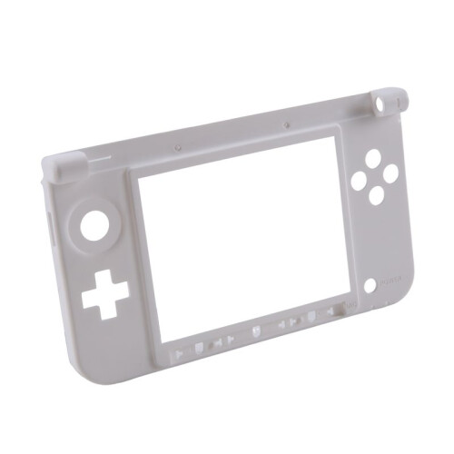 Middle Frame Replacement Housing Cover Case Bottom Console Cover for  3Ds Xl/Ll Game Console Case White 1