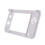 Middle Frame Replacement Housing Cover Case Bottom Console Cover for  3Ds Xl/Ll Game Console Case White 1