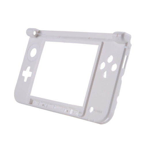 Middle Frame Replacement Housing Cover Case Bottom Console Cover for  3Ds Xl/Ll Game Console Case White