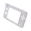 Middle Frame Replacement Housing Cover Case Bottom Console Cover for  3Ds Xl/Ll Game Console Case White 5