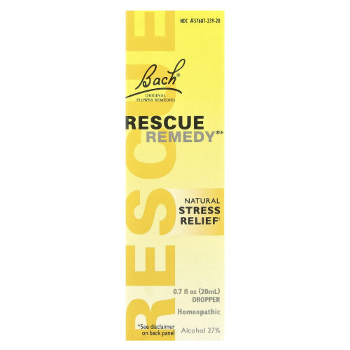 Bach Bach, Πρωτότυπη Φυτό Ριζική, Rescue Remedy, Φυσική Τάση Αντιστάθμιση, 0,7 fl oz (20 ml) 1