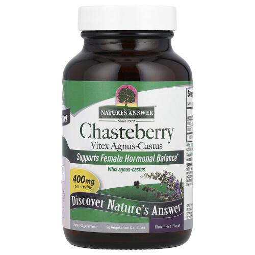 Nature's Answer, Καστεμπέρι, Βιτέξ Αγνούς-Καστού, 400 mg, 90 Βεγέταρια Φύλλα 2