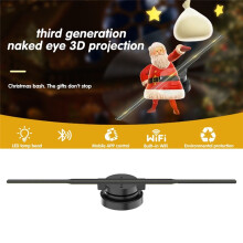 Proyector de Hologramas 3D PD42, Máquina Publicitaria de Montaje en Pared, 244 Piezas de LED, Pantalla Publicitaria HD Eye Visuals con ENCHUFE AU