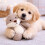 HugglePets HugglePets Tiny Tails Fox Freddie Squeaky Puppy Toy 2