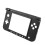 Middle Frame Replacement Housing Cover Case Bottom Console Cover for  3Ds Xl/Ll Game Console Case Black 3