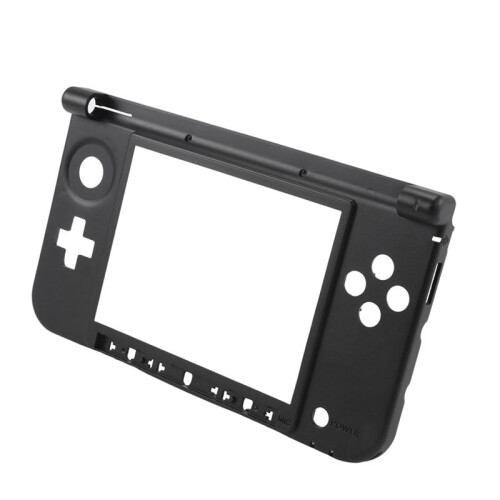 Middle Frame Replacement Housing Cover Case Bottom Console Cover for  3Ds Xl/Ll Game Console Case Black 2
